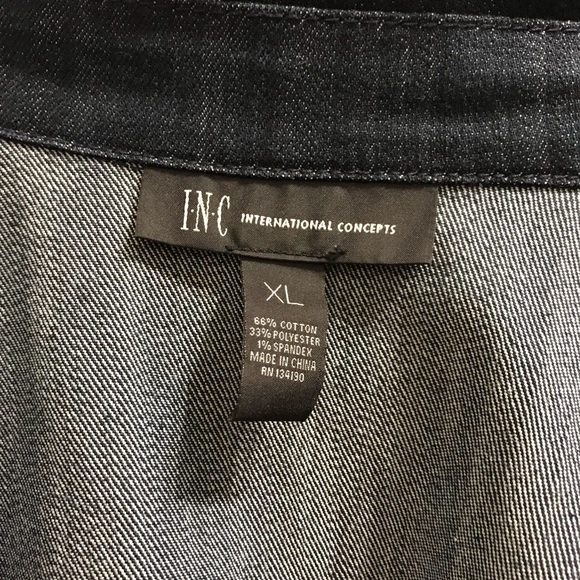 INC Denim Jacket - Picture 4 of 5